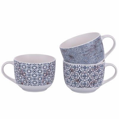 Jumbo breakfast cup 300 ml in porcelain, Kasbah