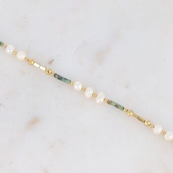 Bracelet Cole - pierres naturelles et perles d'eau douce 6