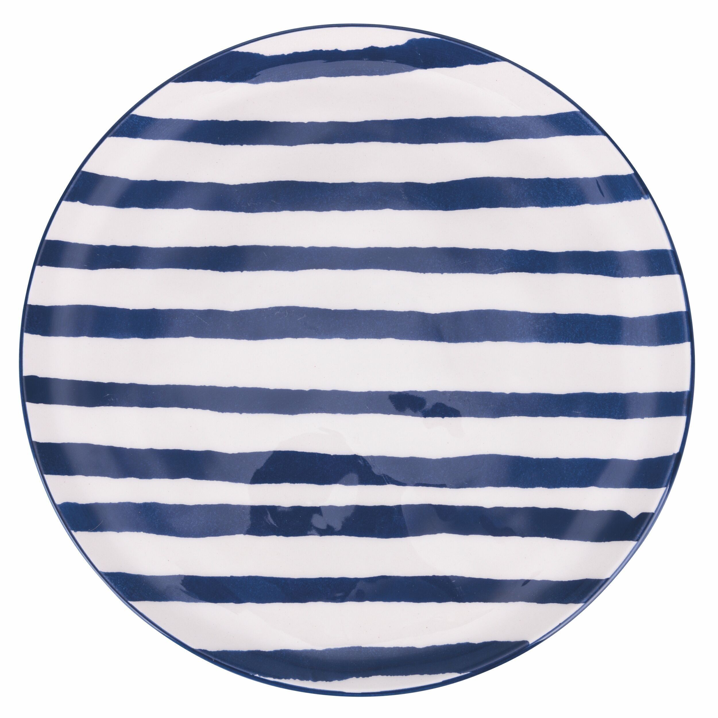 Keramik-Servierplatte Ø 32 cm, Bali-Strand