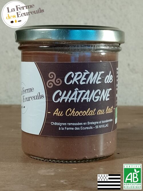 Crème de Châtaigne au Chocolat au lait - pot de 220g