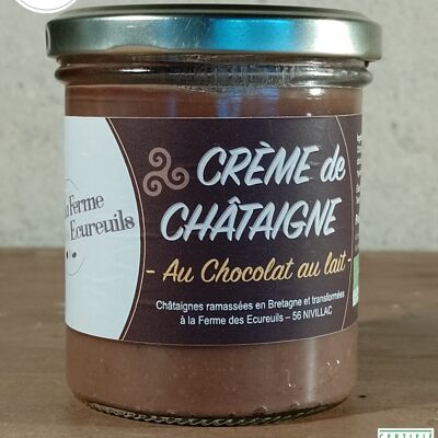 Crema de Castañas con Chocolate con Leche - Bote 220g