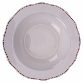 Assiettes de service 18 pcs porcelaine, 6 couverts, Chalet 5