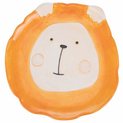 Ceramic saucer, Lion Kids