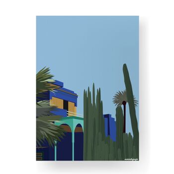 Jardin Majorelle - 21 x 29,7cm