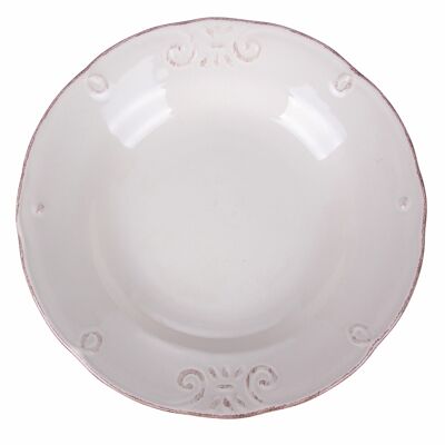 Stoneware soup plate Ø23 cm, beige, Duchessa Vanilla