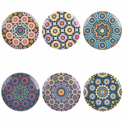 Plato de fruta de porcelana de Marrakech