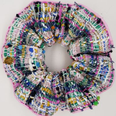Elastico per capelli in tweed multicolore - Inès