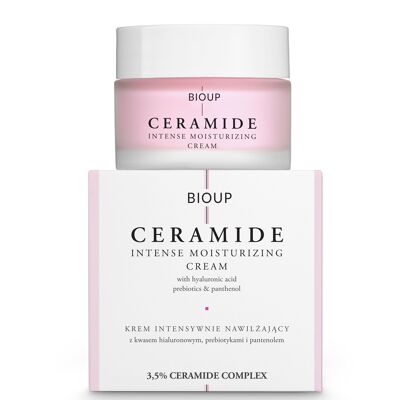 Crema Intensamente Hidratante con Ceramidas – Hidratación, Elasticidad y Suavizado de la Piel, 50 ml