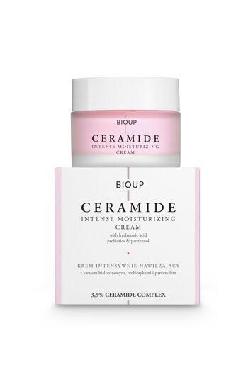 Crème hydratante intensément aux céramides – Hydratation, élasticité et lissage de la peau, 50 ml 1