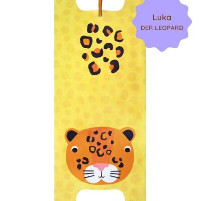 Tappetino yoga per BAMBINI - Luka il Leopardo