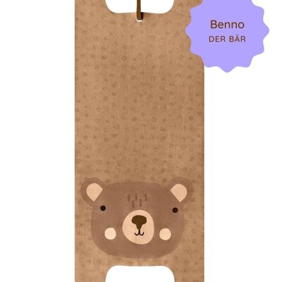 CHILDREN'S yoga mat - Benno the bear