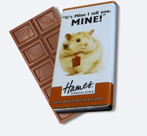 Animals With Attitude - Milk Chocolate Bar -  Hamster