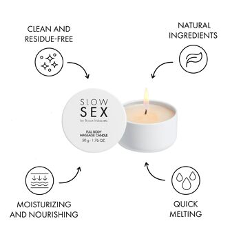 Masaje completo con velas - Sexo Lento 2