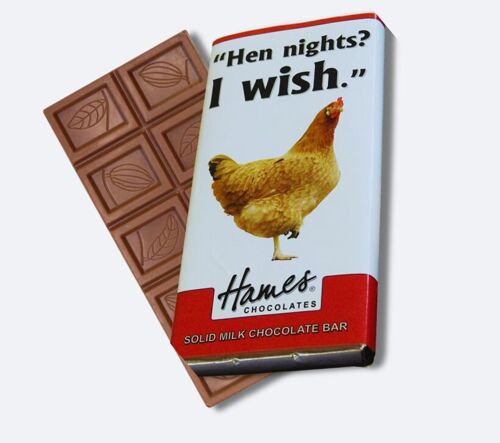 Animals With Attitude - Milk Chocolate Bar - Hen