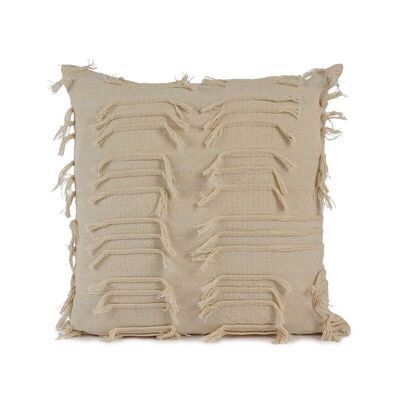 Federa per cuscino in cotone con frange M/Nahua