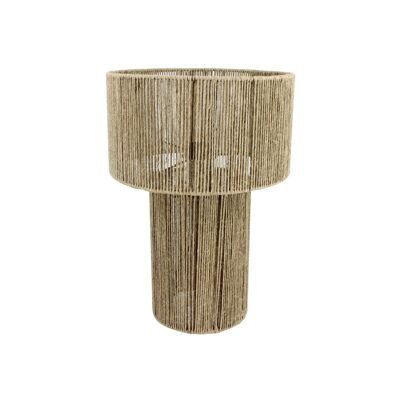 LÁMPARA DE MESA ELENA 43CM HECHA A MANO DE ALAMBRE DE LINO