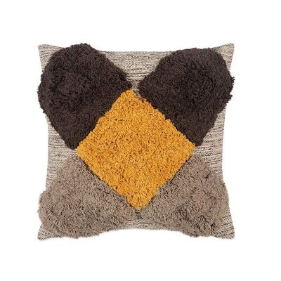 Funda de cojín de algodón con relieve M/Acoma