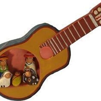chitarra da presepe in terracotta EL 430