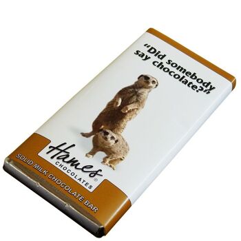 Animals With Attitude - Barre de chocolat au lait - Suricate