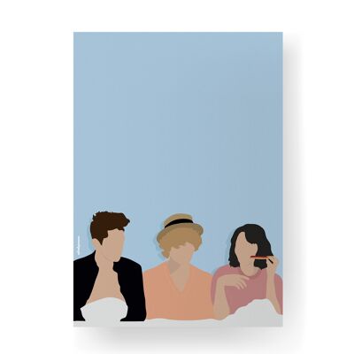 Les amours imaginaires - 30 x 40cm