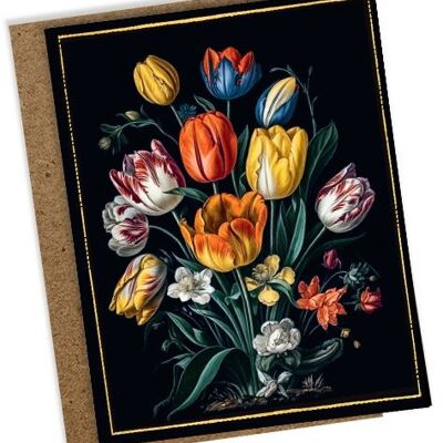 Mini greeting card Flowers Tulip