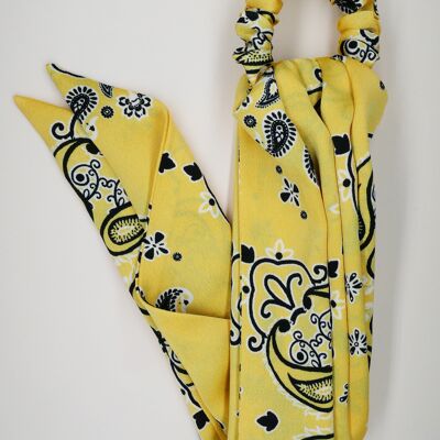 Pañuelo bandana amarillo - Alicia
