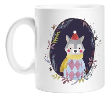 TASSE DE LOUP DE NOËL Qks 2