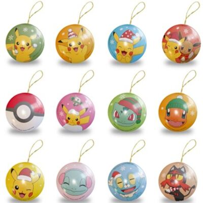 Pokémon Christmas baubles with candy 5G
