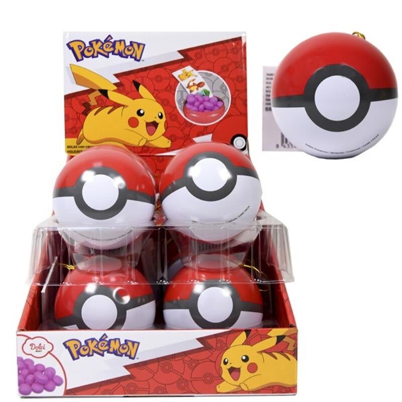 Palline di Natale Pokémon Pokeball con caramelle 5G