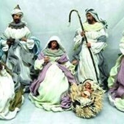 presepe in stoffa 6 personaggi LR443