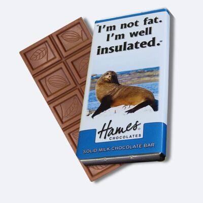 Animals With Attitude - Milk Chocolate Bar - Seal