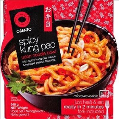 Instant udon noodles in a bowl - kung pao (spicy sauce and peanuts) (OBENTO) 240 G