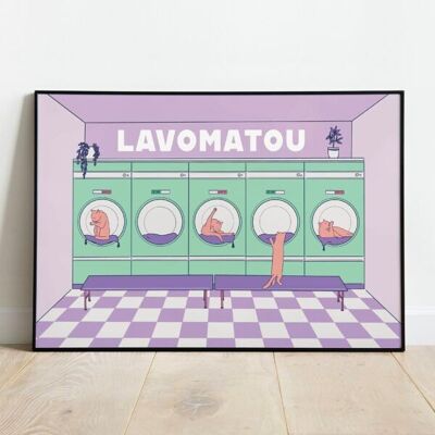 Lavomatou-Poster A5, A4, A3