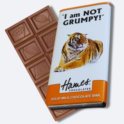 Animals With Attitude - Milk Chocolate Bar - Tiger