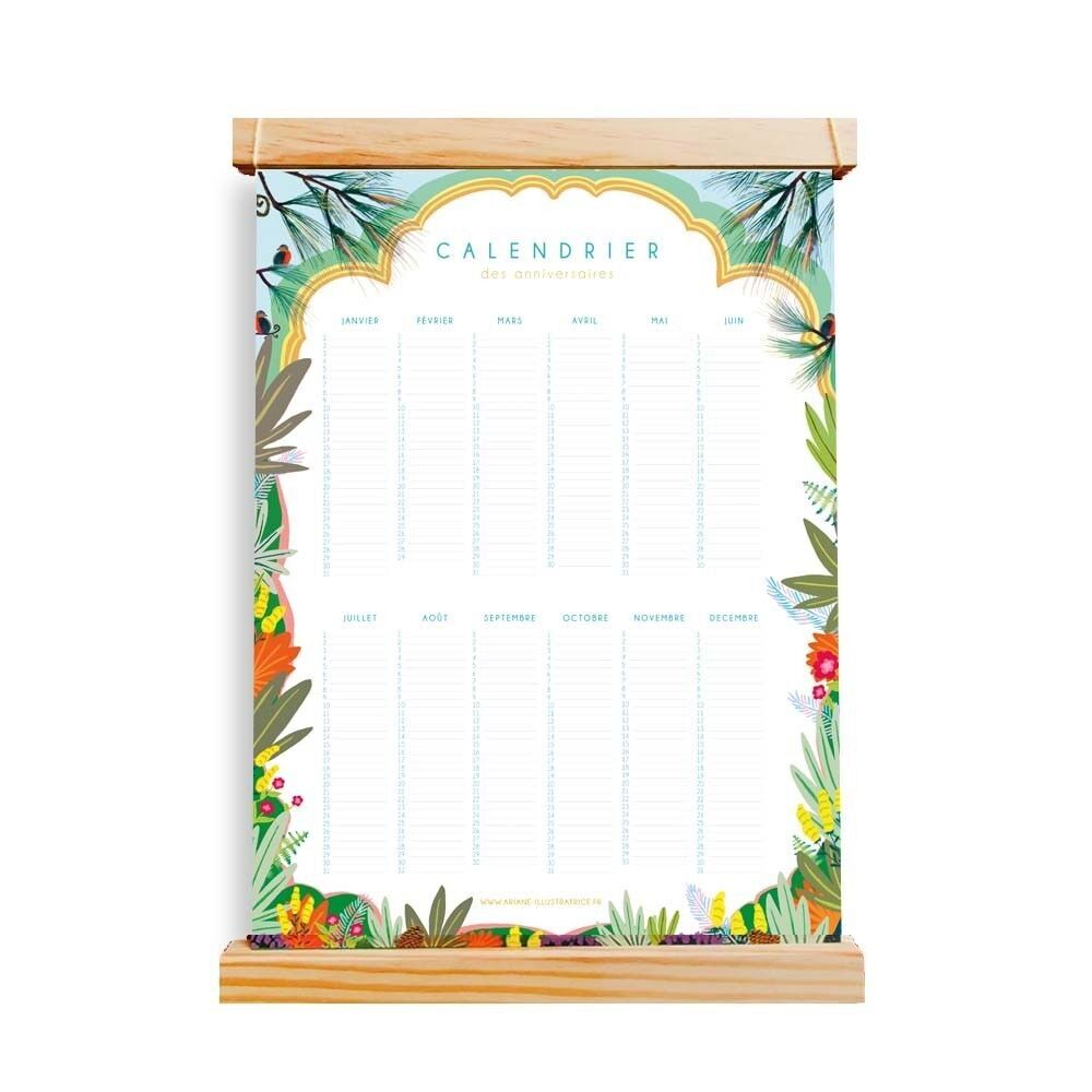 Calendrier des anniversaires