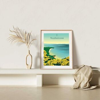 IllustrationMaubuisson - Les mimosas - Affiche 30x40 cm 2