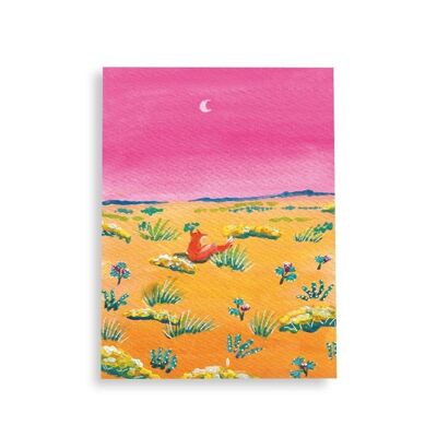 Painting Series “Animals of Médoc” - The fox