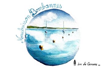 Aquarelle Maubuisson - Bombannes 1