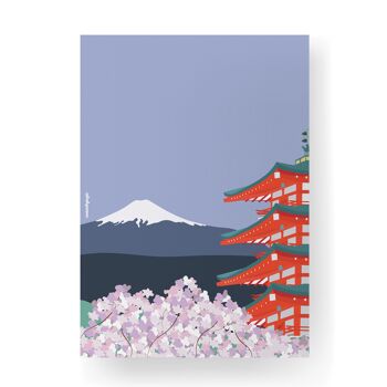 Mont Fuji - 21 x 29,7cm