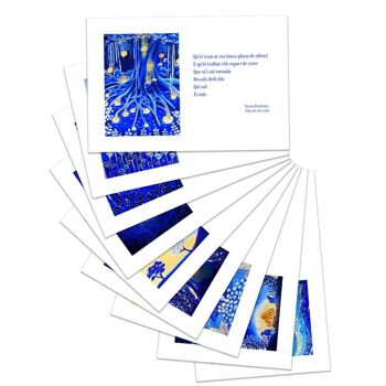 Illustration CÒSMOS - Cartes postales - Le lot de neuf cartes 2