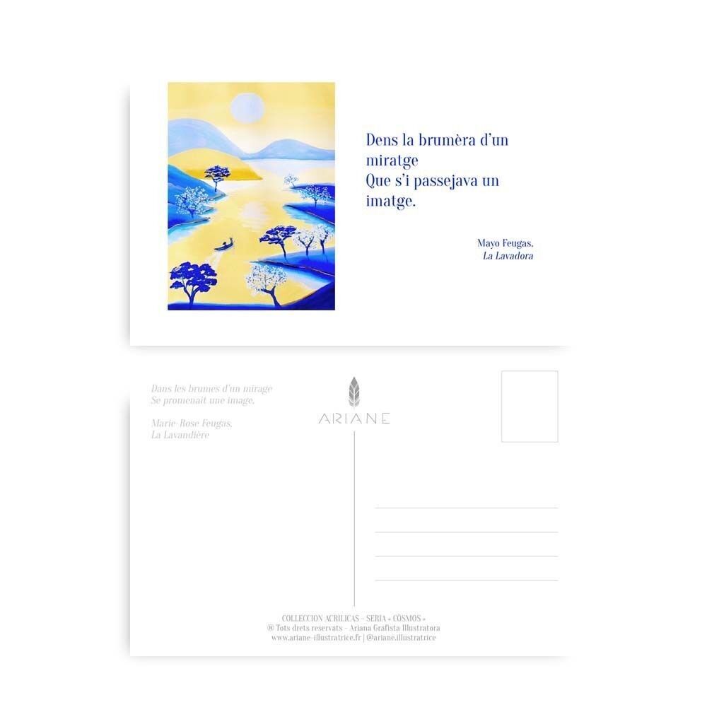 Illustrazione CÒSMOS - Cartoline - Stampa / La Lavadora