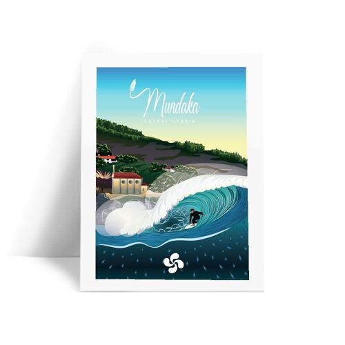 Illustration Pays Basque - Mundaka