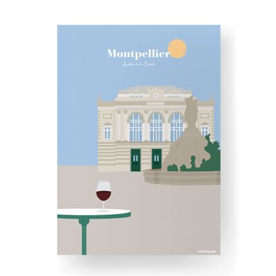 Montpellier - 30 x 40 cm