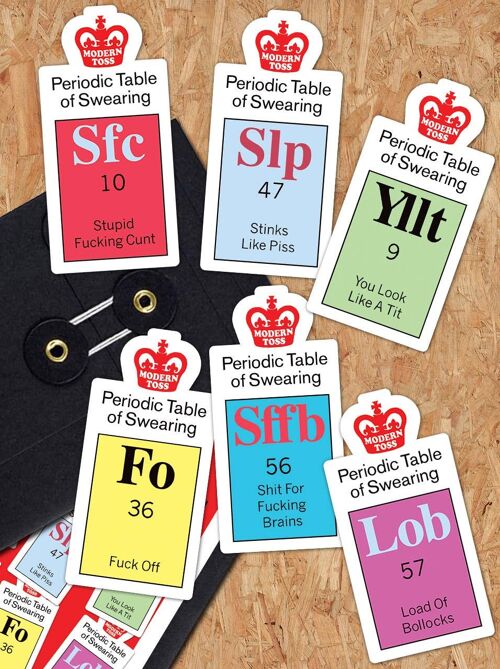 Stickers - Funny Set of 6 Vinyl Stickers by Modern Toss (Pack 6)