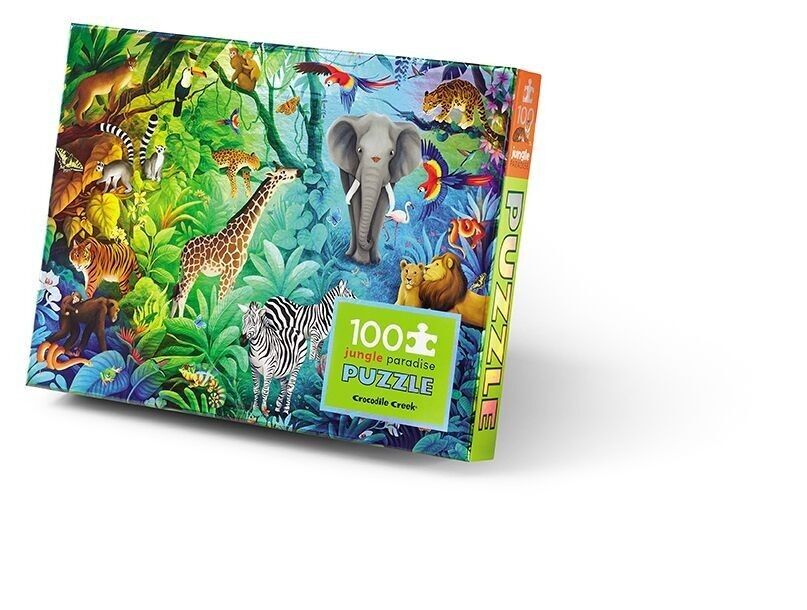 Puzzle Olografico - 100 pezzi - Jungle Paradise - 5a+