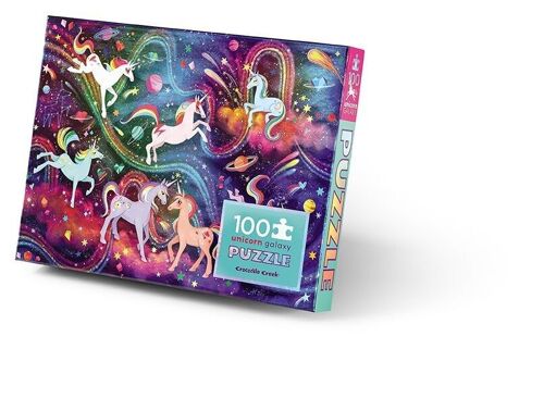 Puzzle Holographique - 100 pièces - Galaxie Licorne - 5a+