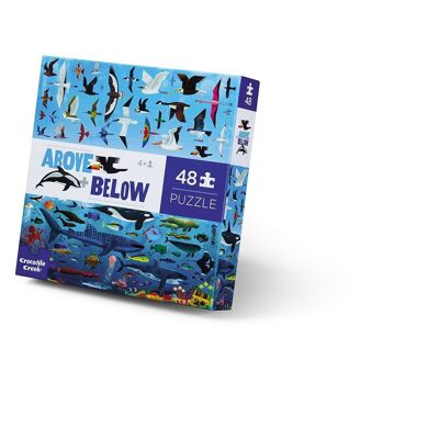 Above & Below Puzzle - 48 pieces - Space and the sea - 4a+