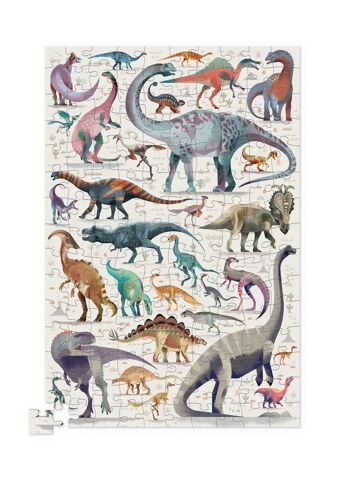 Puzzle boîte métal - 150 pièces - Le monde de dinosaures - 6a+