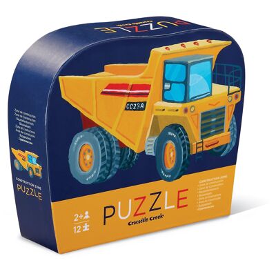 Minipuzzle - 12 Teile - Baufahrzeug - 2a+