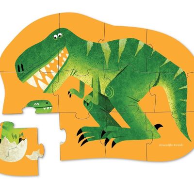 Mini Puzzle - 12 pièces - Bébé Dinosaure - 2a+